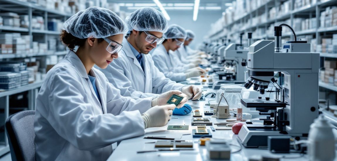 Modern semiconductor fabrication facility of Fastest Growing Semiconductor Companies