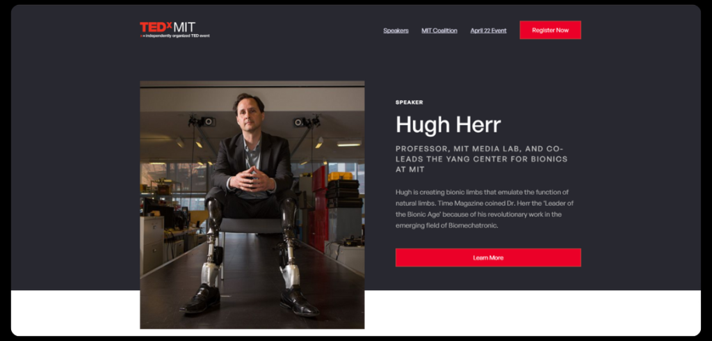 Speaker Hugh Herr